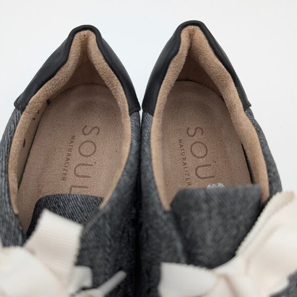 Soul Naturalizer Neela-Perf Lace Up Sneakers Women's Black Size US9.5M EU40.5 - Picture 6 of 12